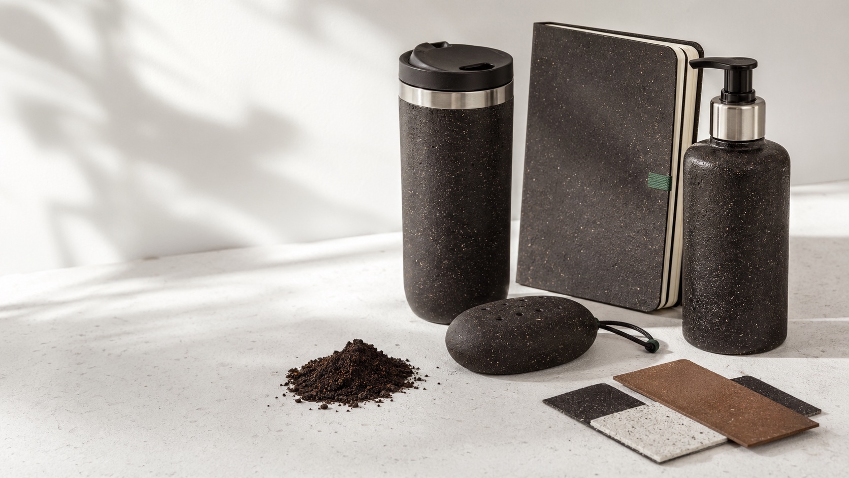 咖啡渣材料样本套